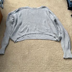 Brandy Melville Gray Knit Sweater